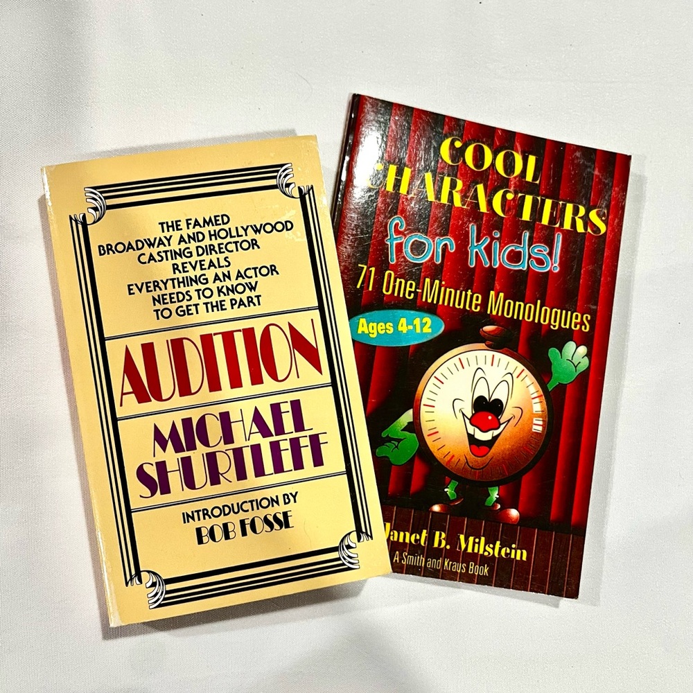 Audition by Michael Shurtleff & Cool Characters for Kids - Colorful Book Set